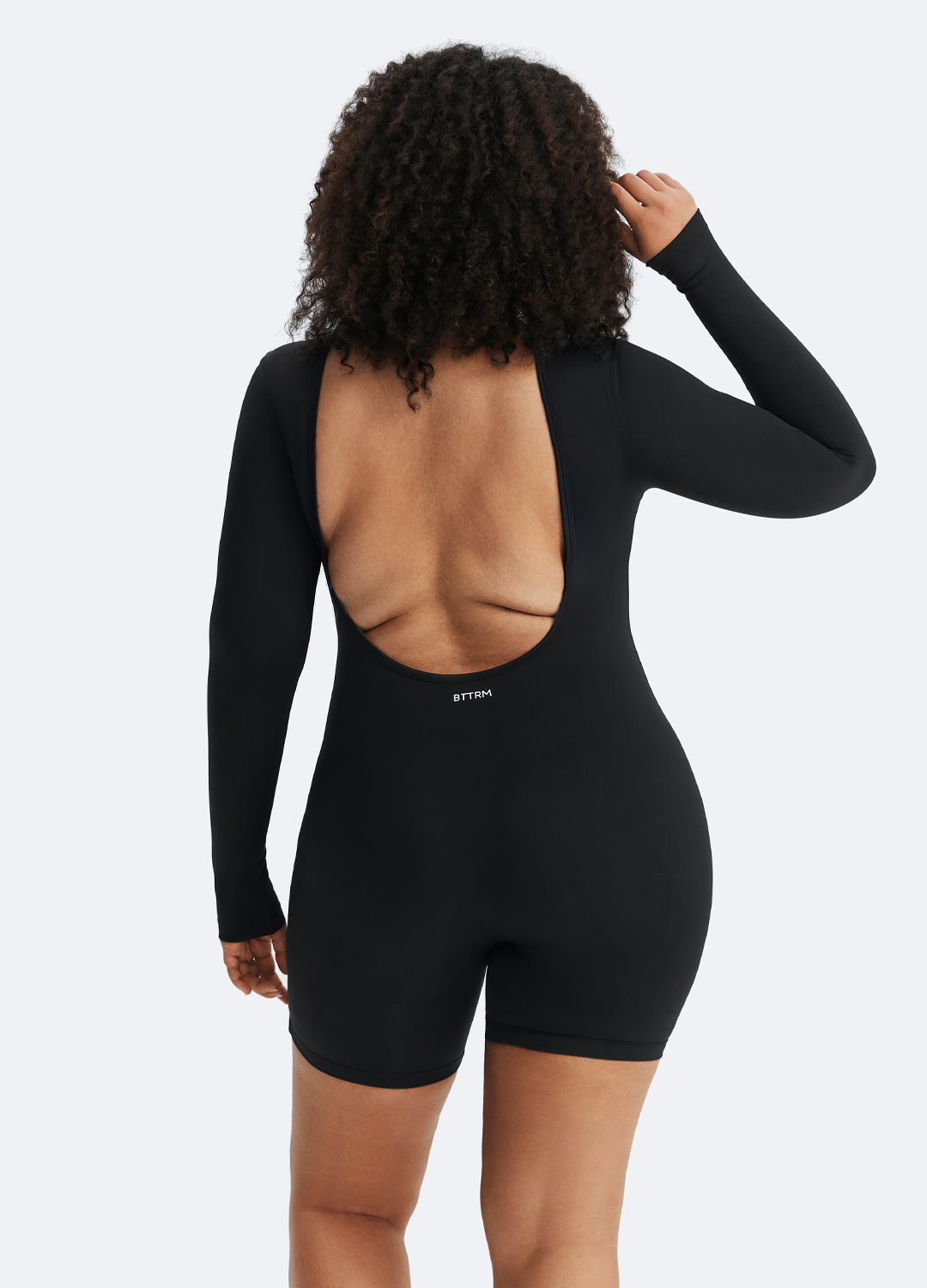 Body décolleté dos à manches longues