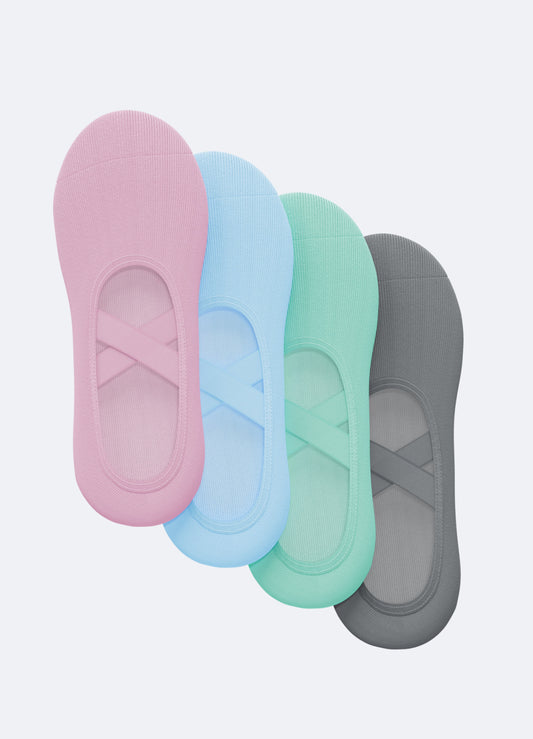 Chaussettes Pilates Grip I Paquet de 4