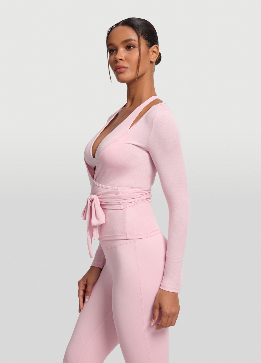 Seamless Pilates Wrap Top