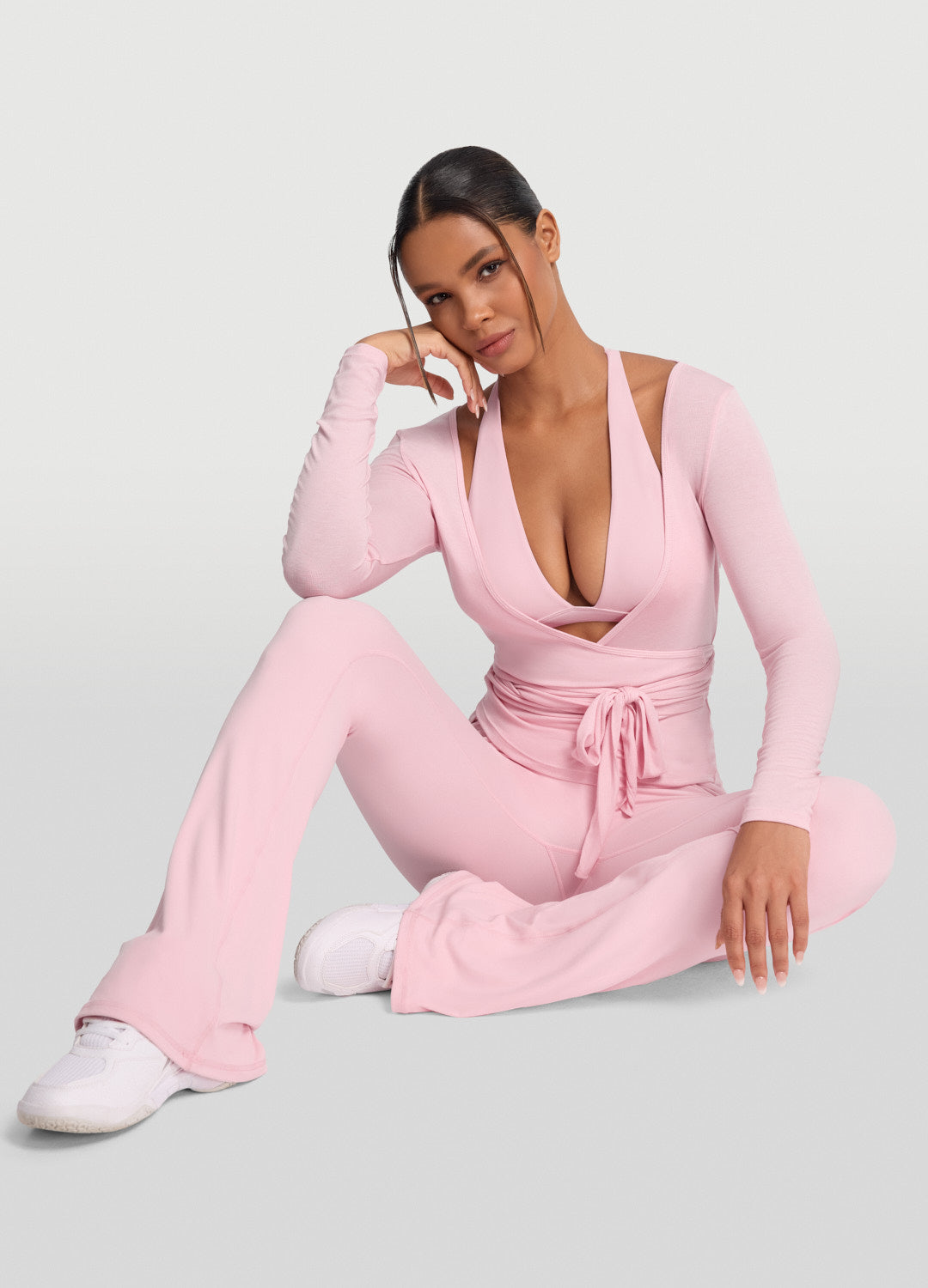 Seamless Pilates Wrap Top