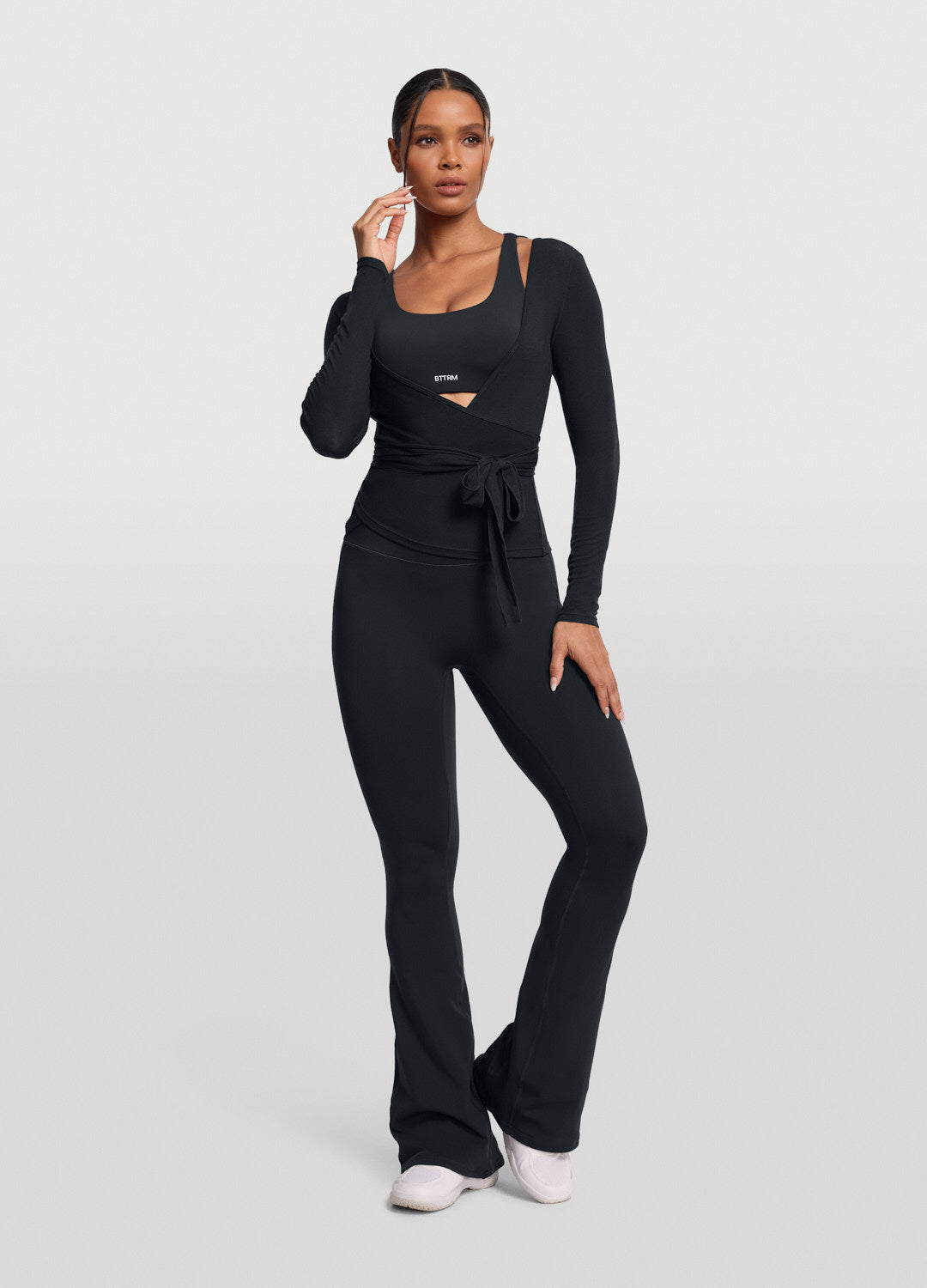 Seamless Pilates Wrap Top