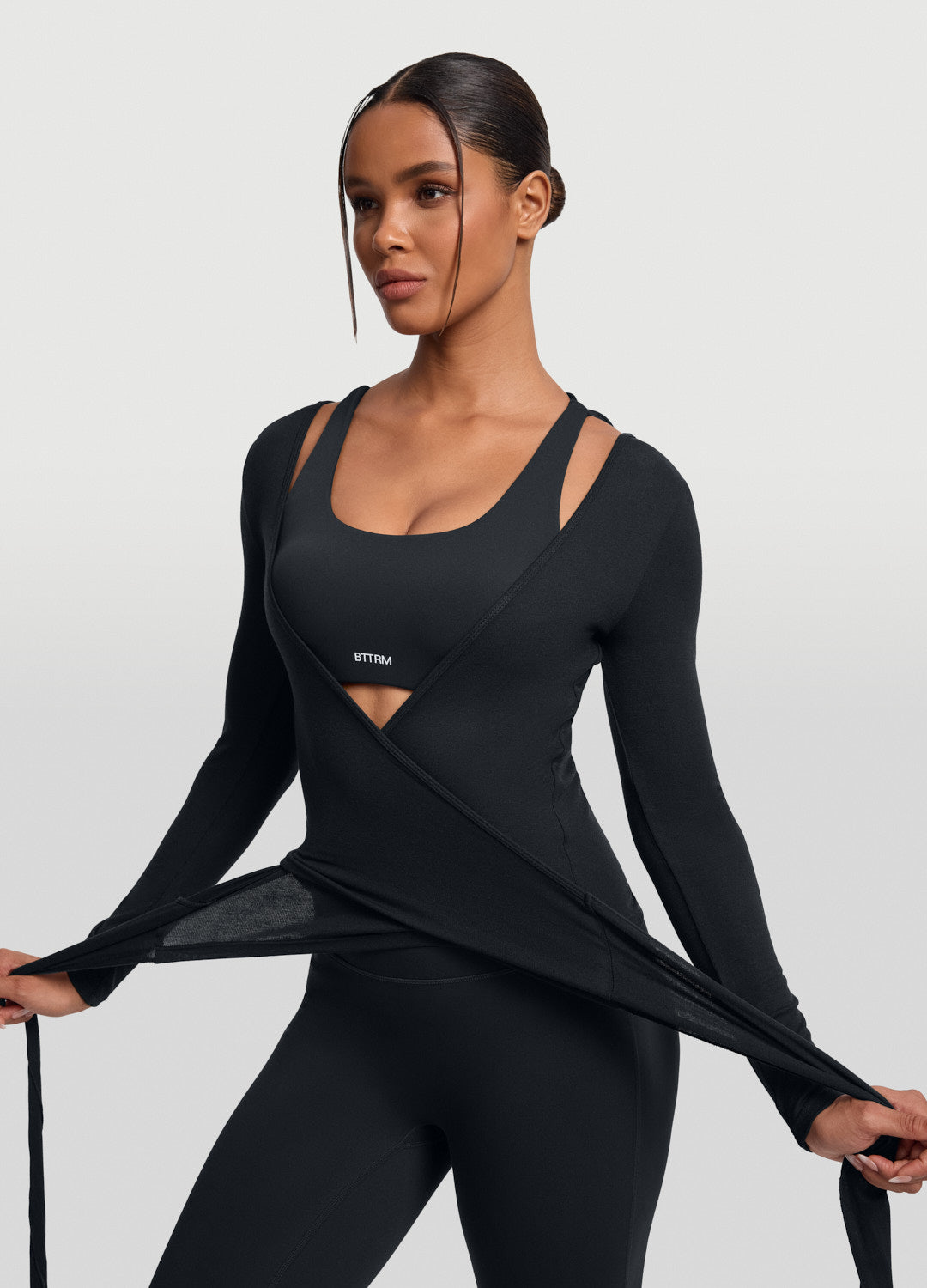 Seamless Pilates Wrap Top