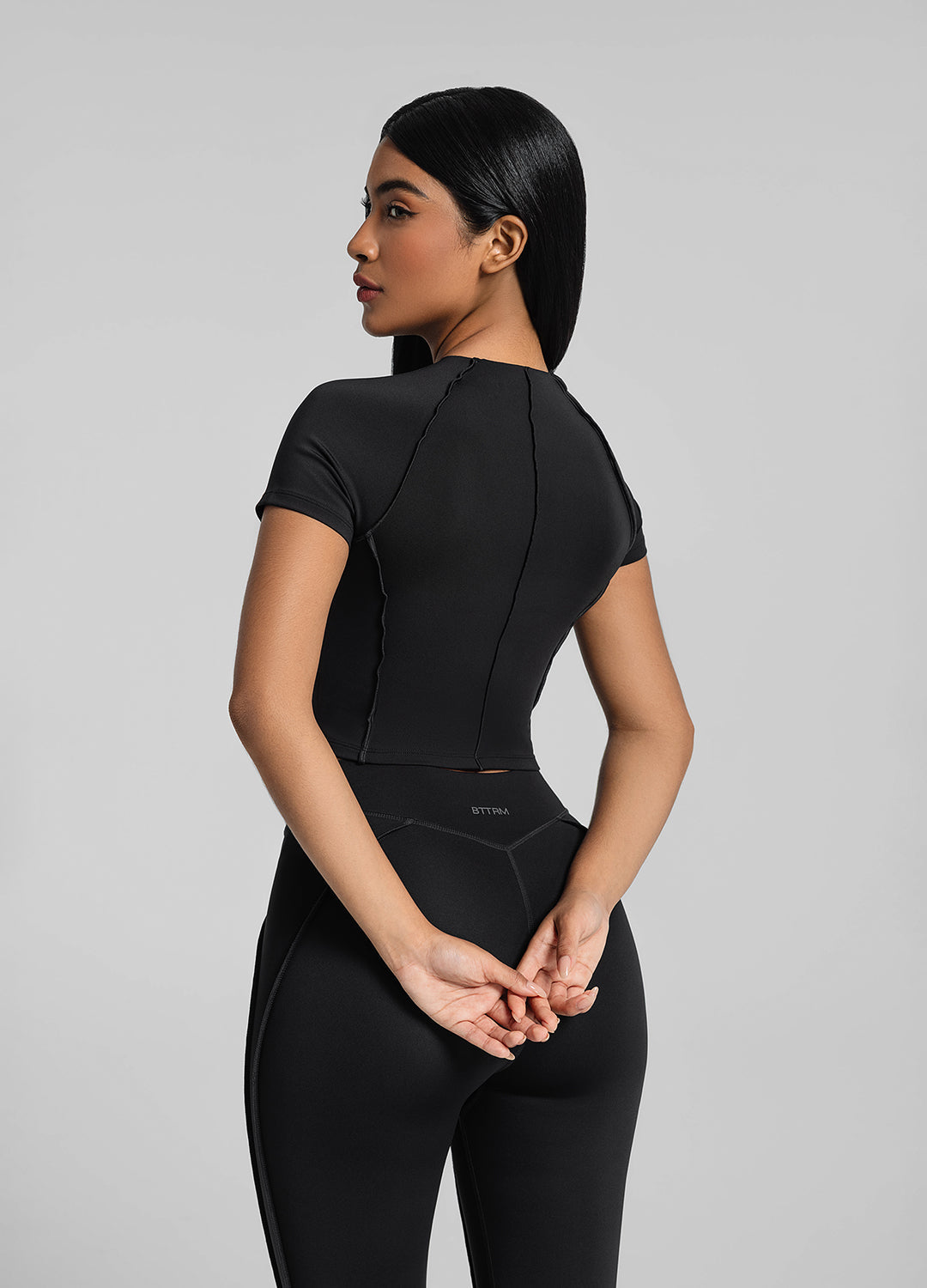 Crop top Contour Stitch