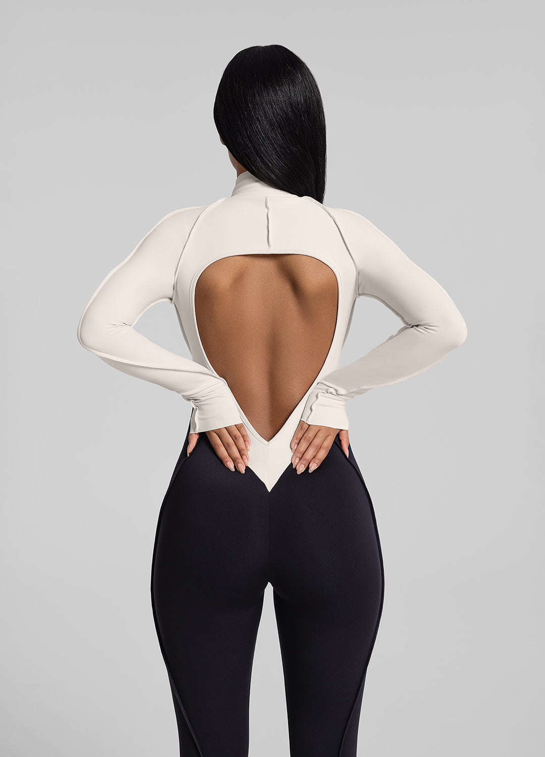 Catsuit intégrale bicolore