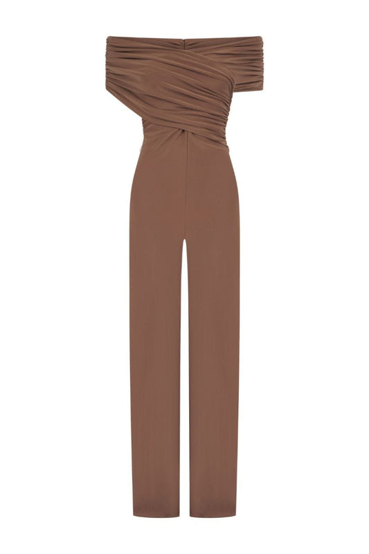 MUSCARI JUMPSUIT IN BROWN