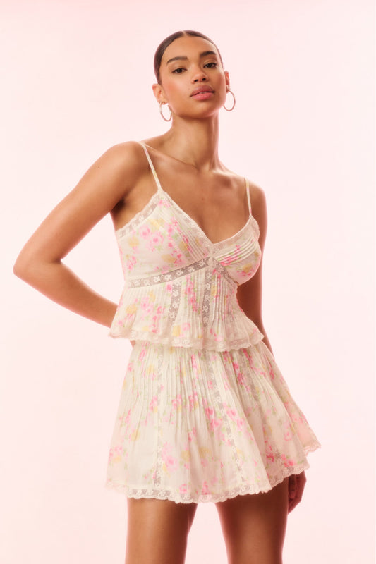 Amrina Cotton Floral Skirt