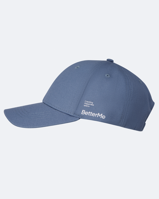 Casquette ajustable bleu iris