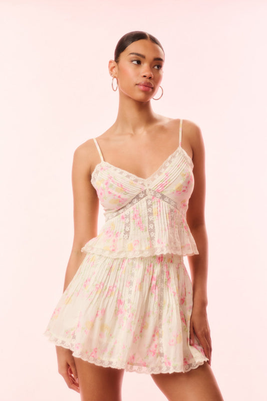 Elsette Cotton Floral Top