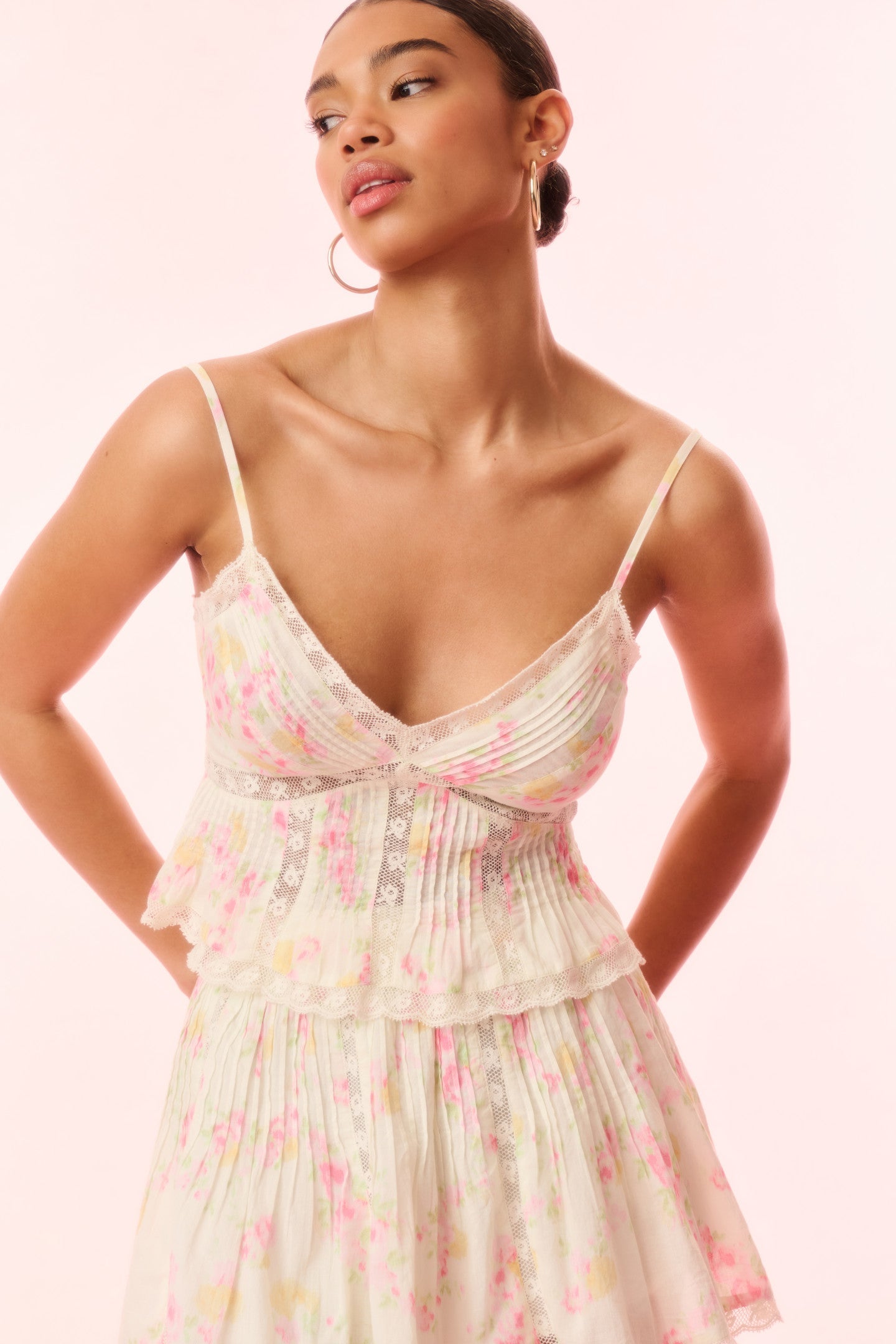 Elsette Cotton Floral Top