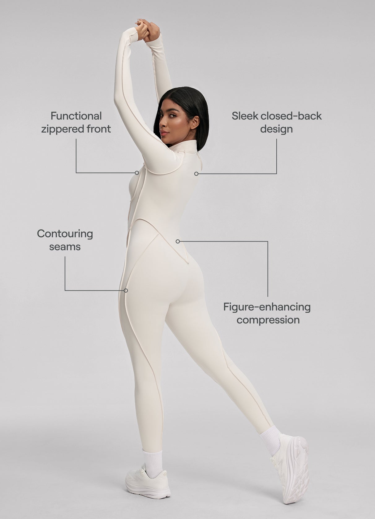 Catsuit dos fermé