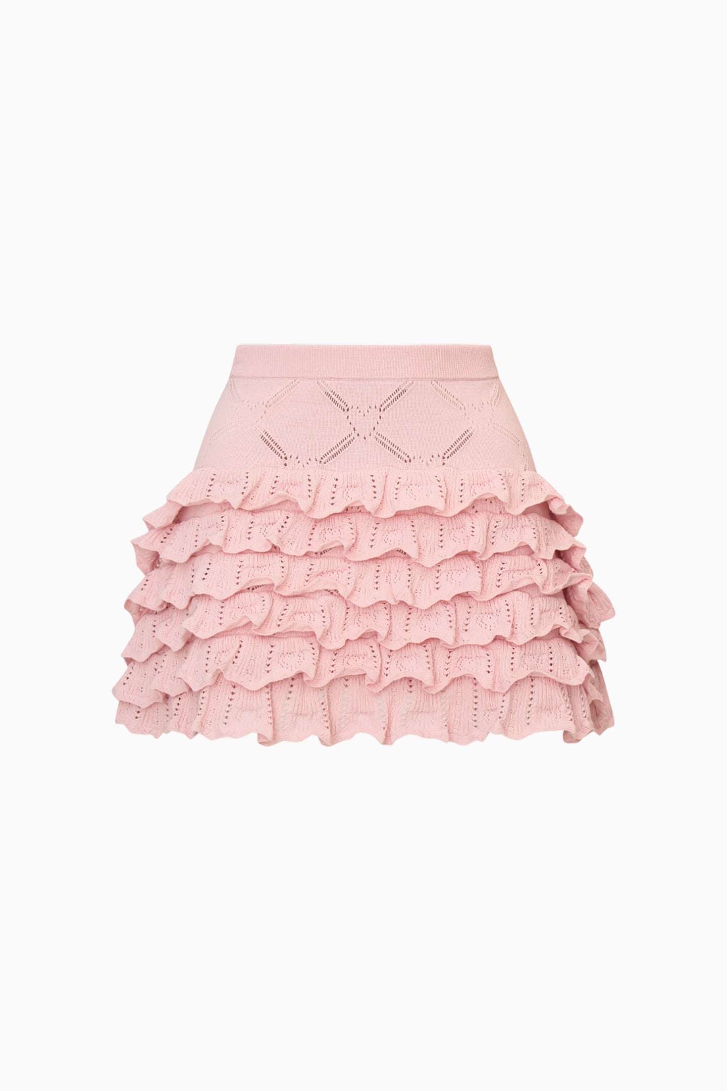 Kalliope Knit Heart Argyle Skirt