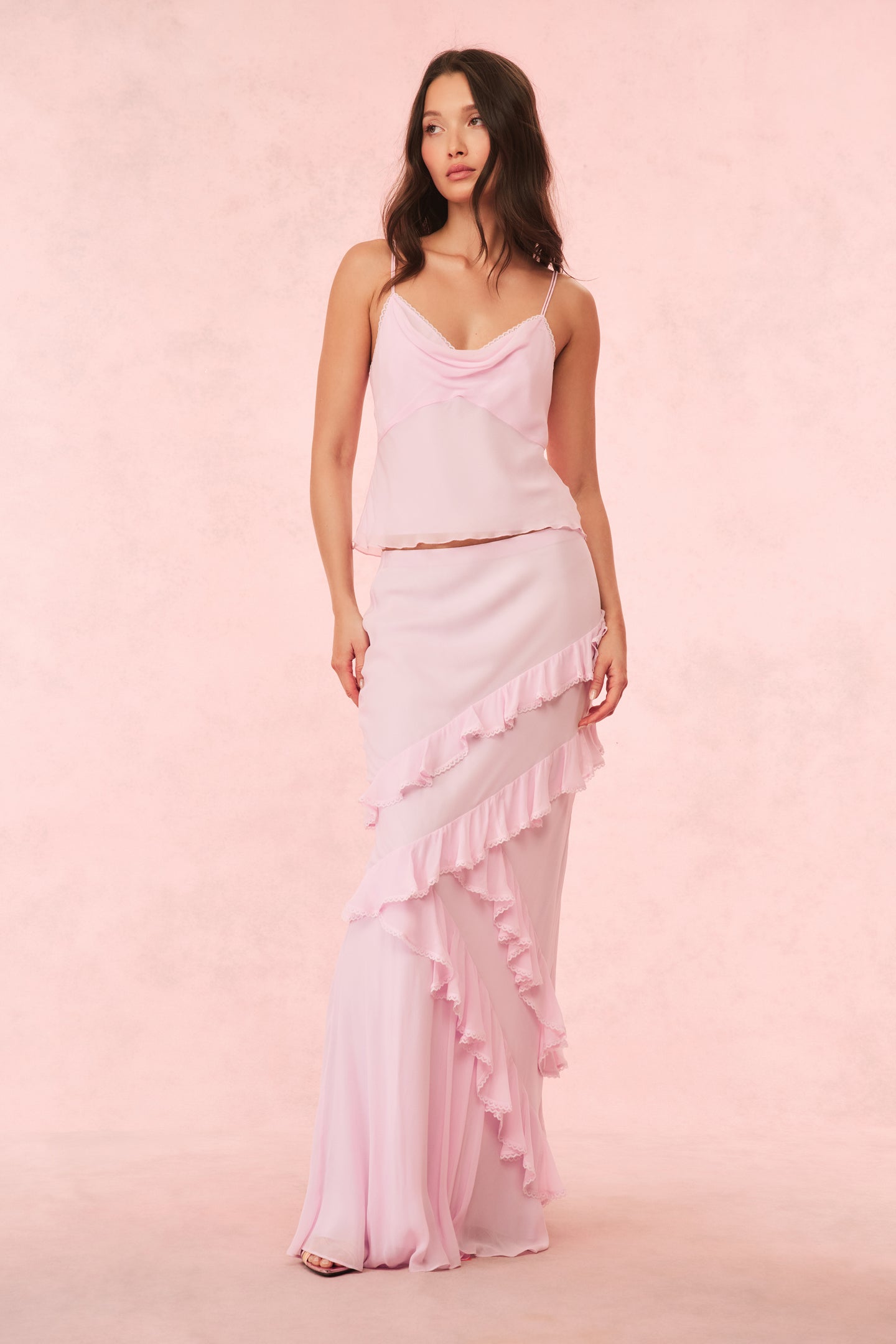 Lavoir Chiffon Cami Top