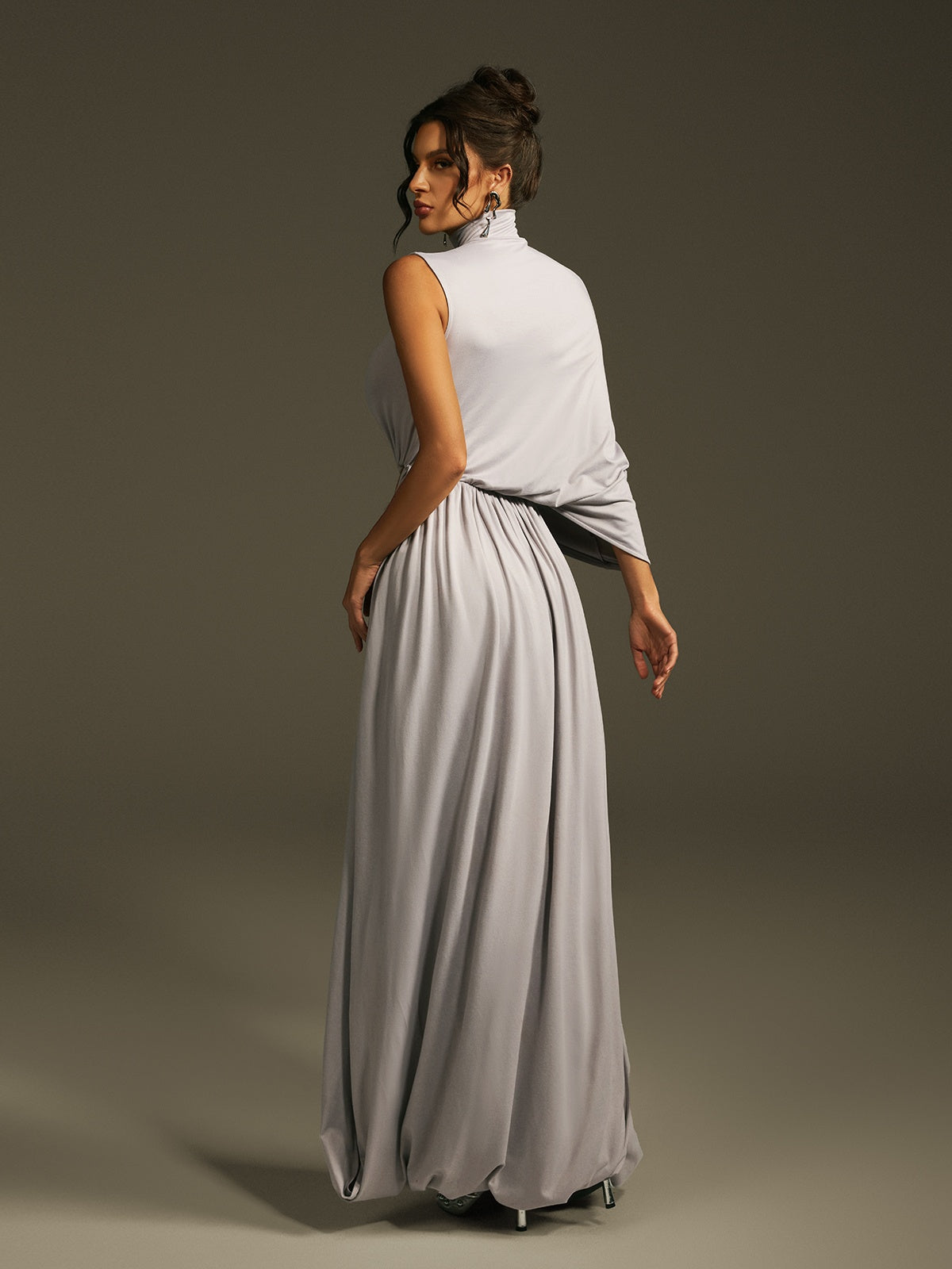 Lavina One Shoulder Cutout Maxi Dress
