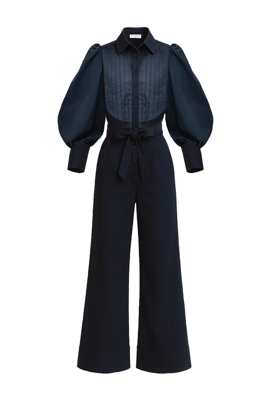 LILIANNE JUMPSUIT IN NAVY BLUE