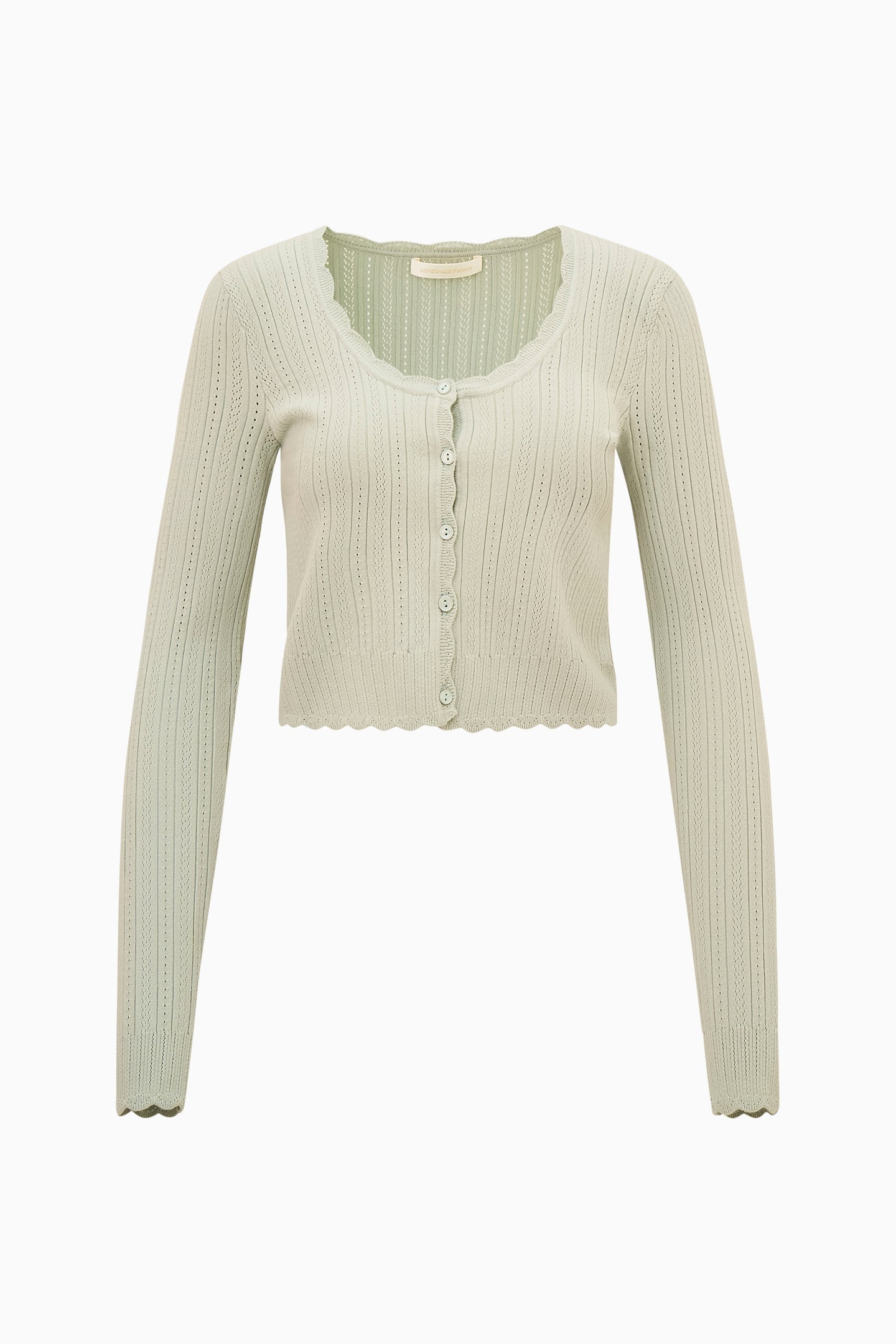 Martti Stretch Pointelle Cardigan