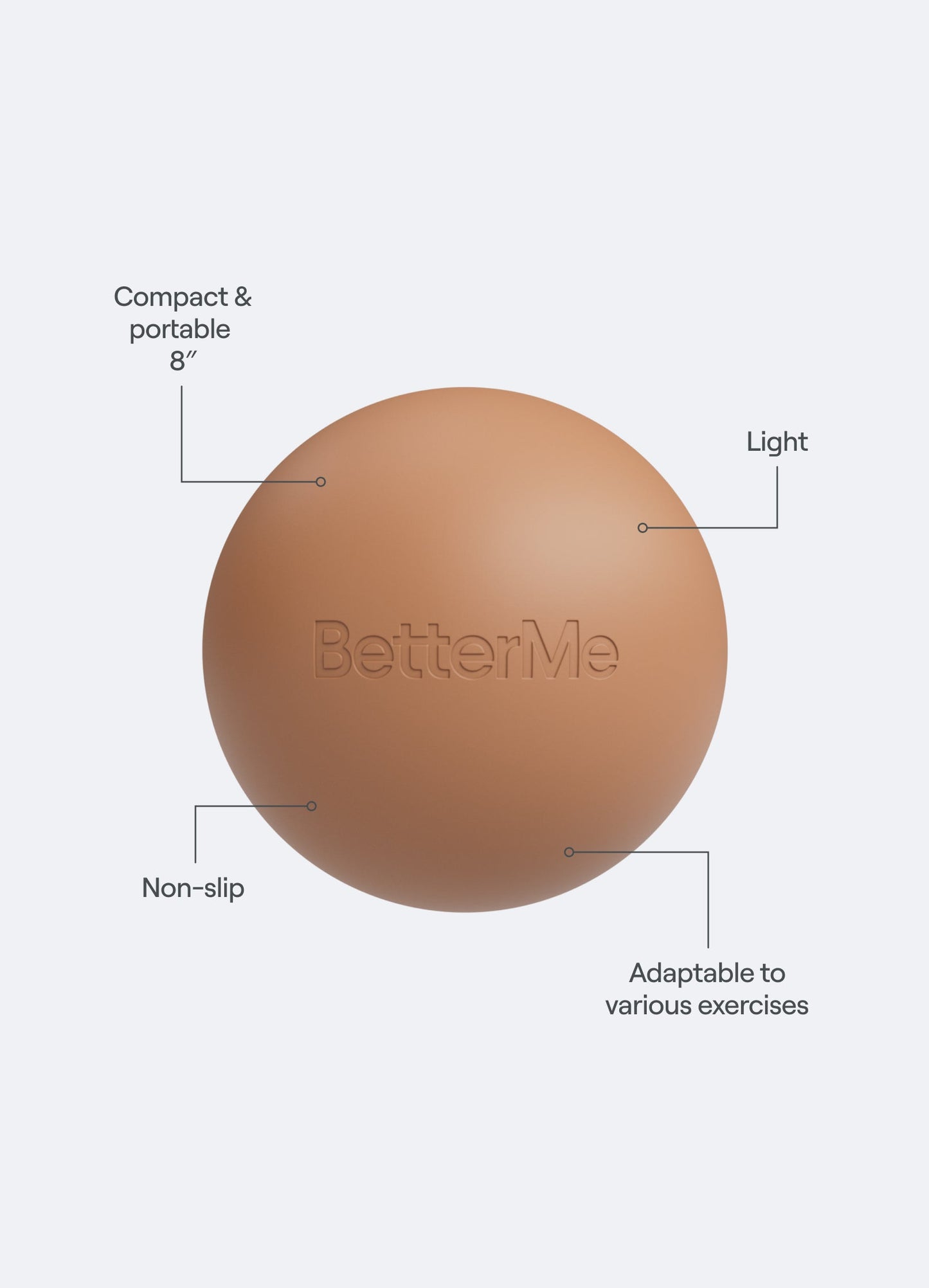 Ballon de Pilates souple