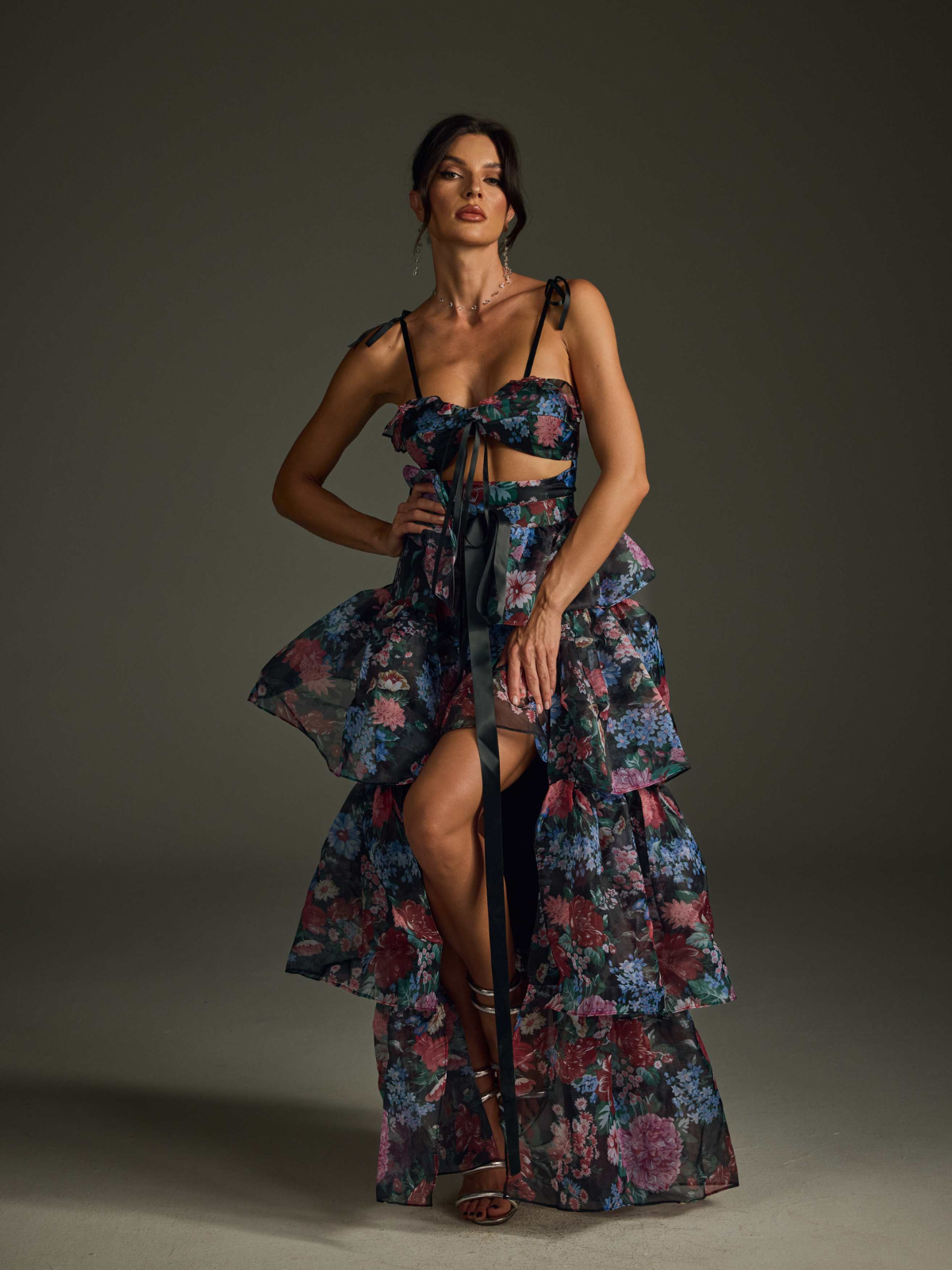 Nalima Floral Printed Skirt Set