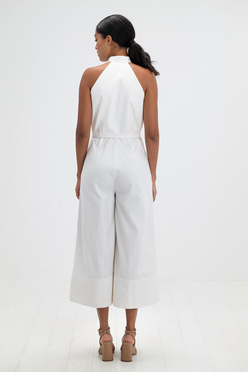 RESORT JUMPSUIT IN IVORY