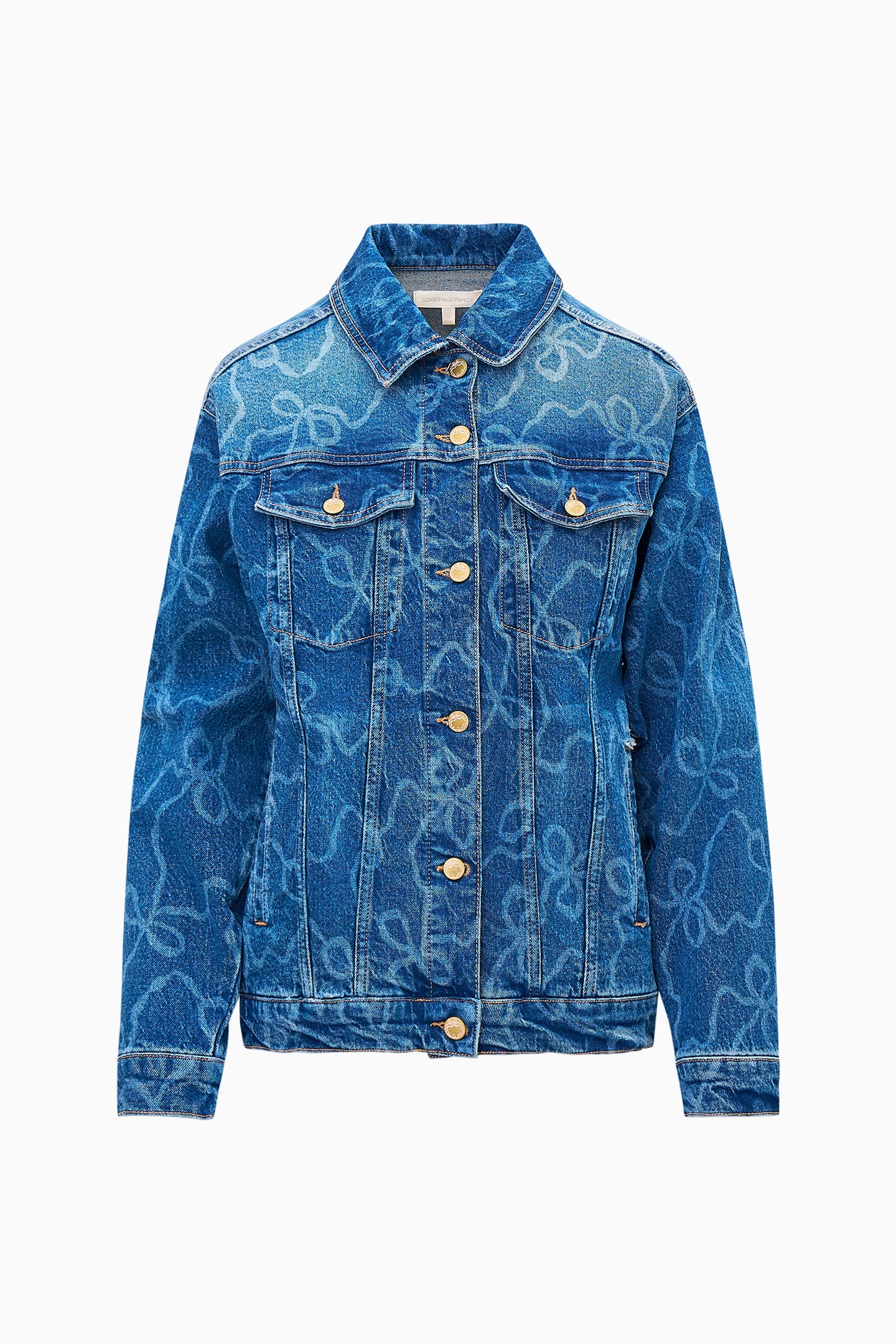Valette Bow Denim Jacket