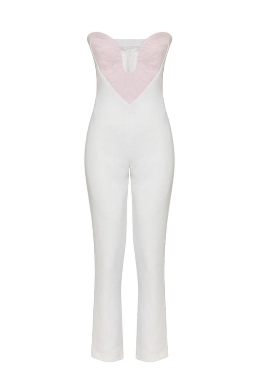 DORIS OFF-WHITE JUMPSUIT