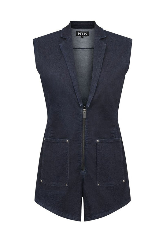 ISABELLE PARK PL DENIM ROMPER