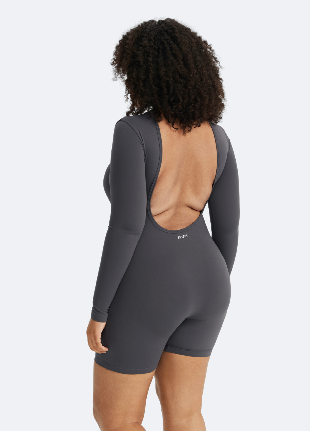 Body décolleté dos à manches longues