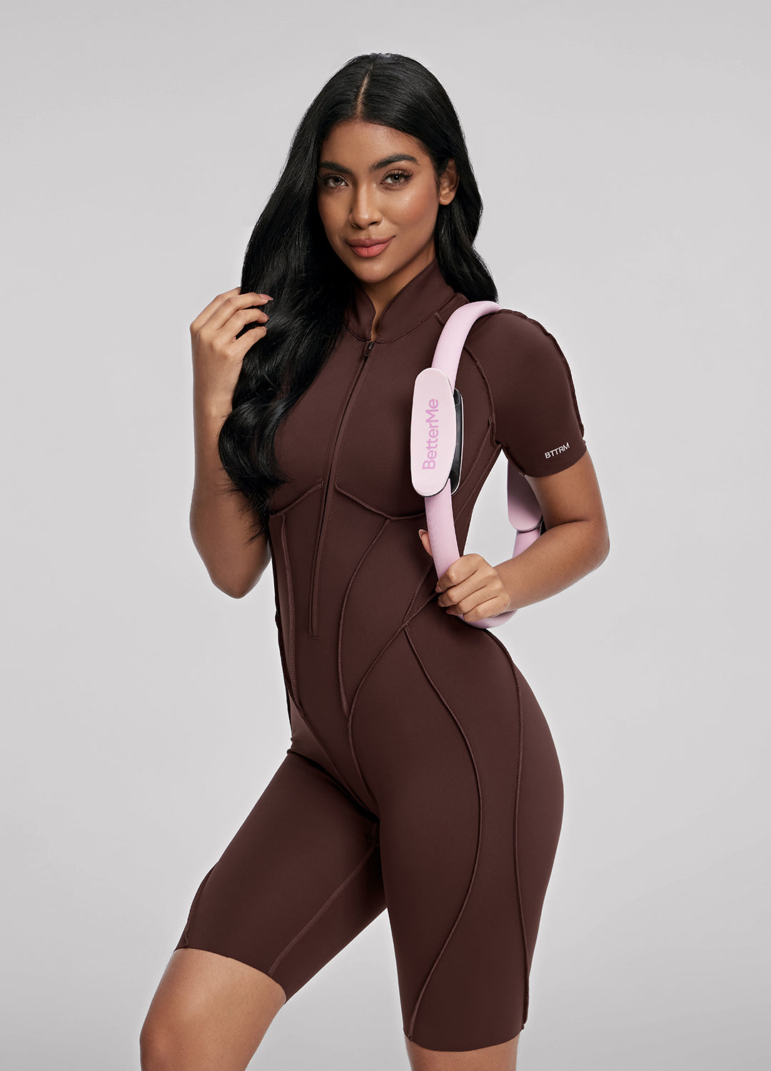 Catsuit short dos fermé