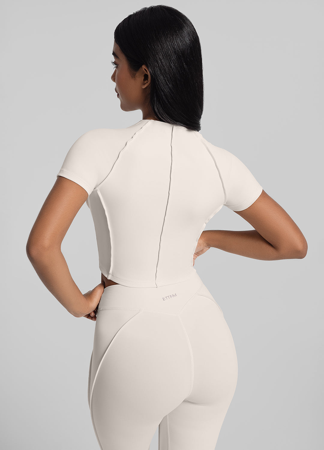 Crop top Contour Stitch