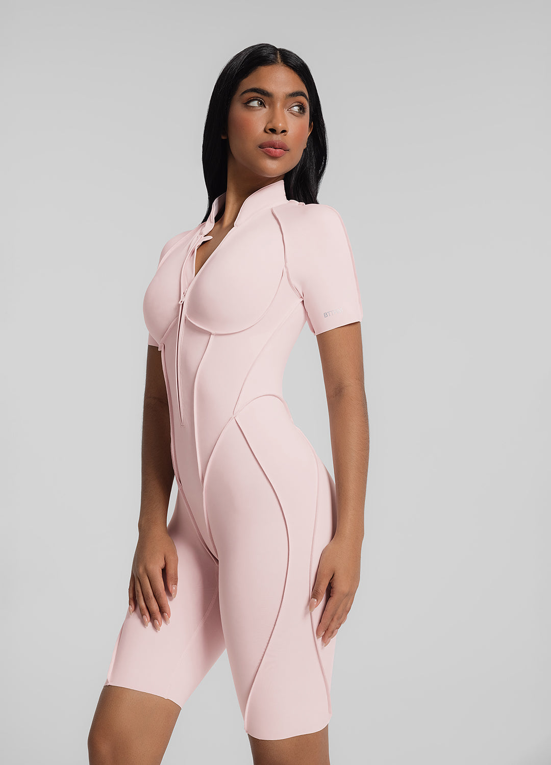 Catsuit short dos fermé