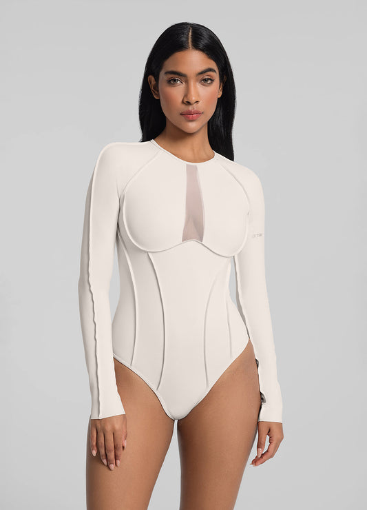 Body Mesh avec empiècement en V