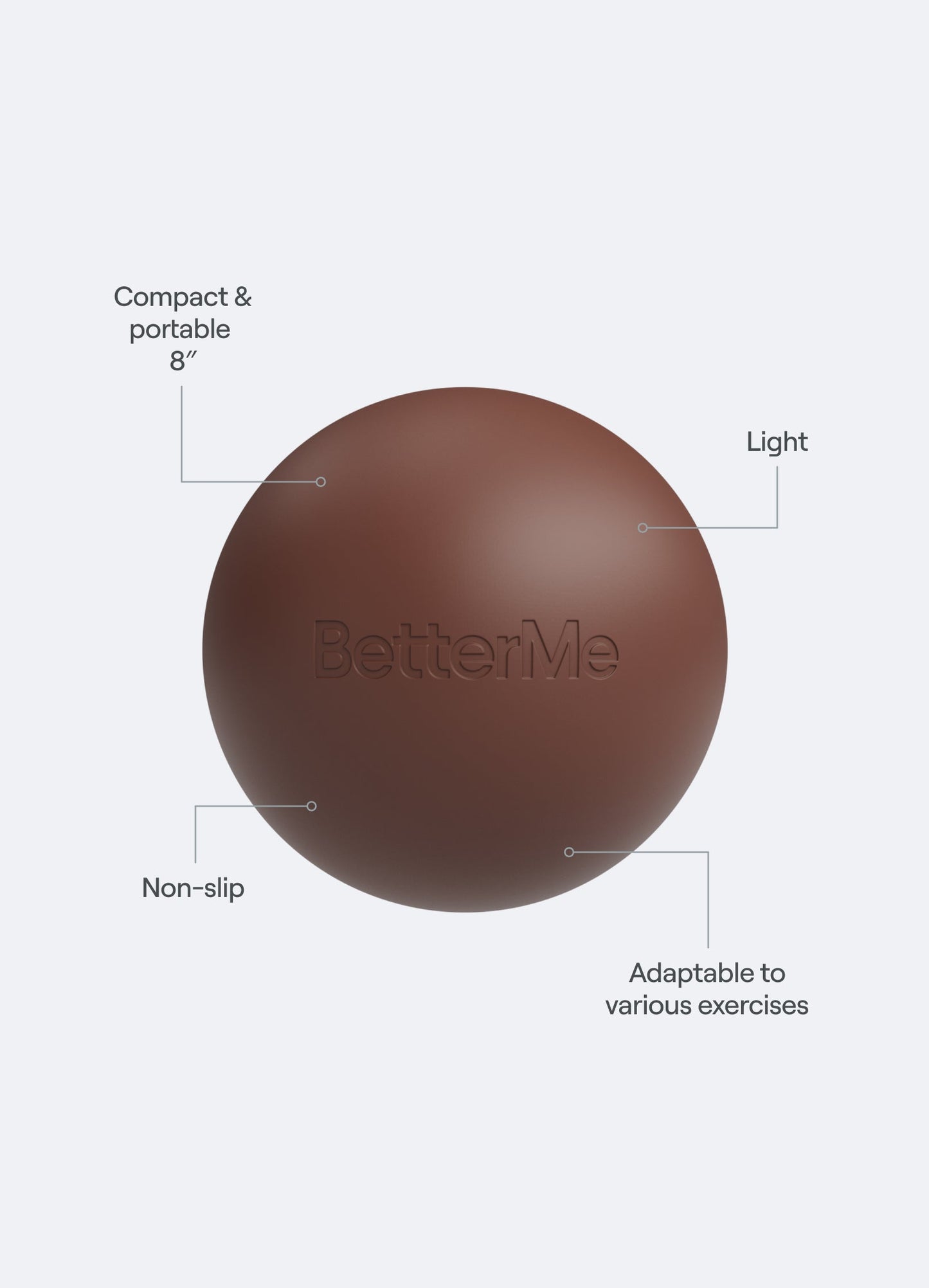 Ballon de Pilates souple