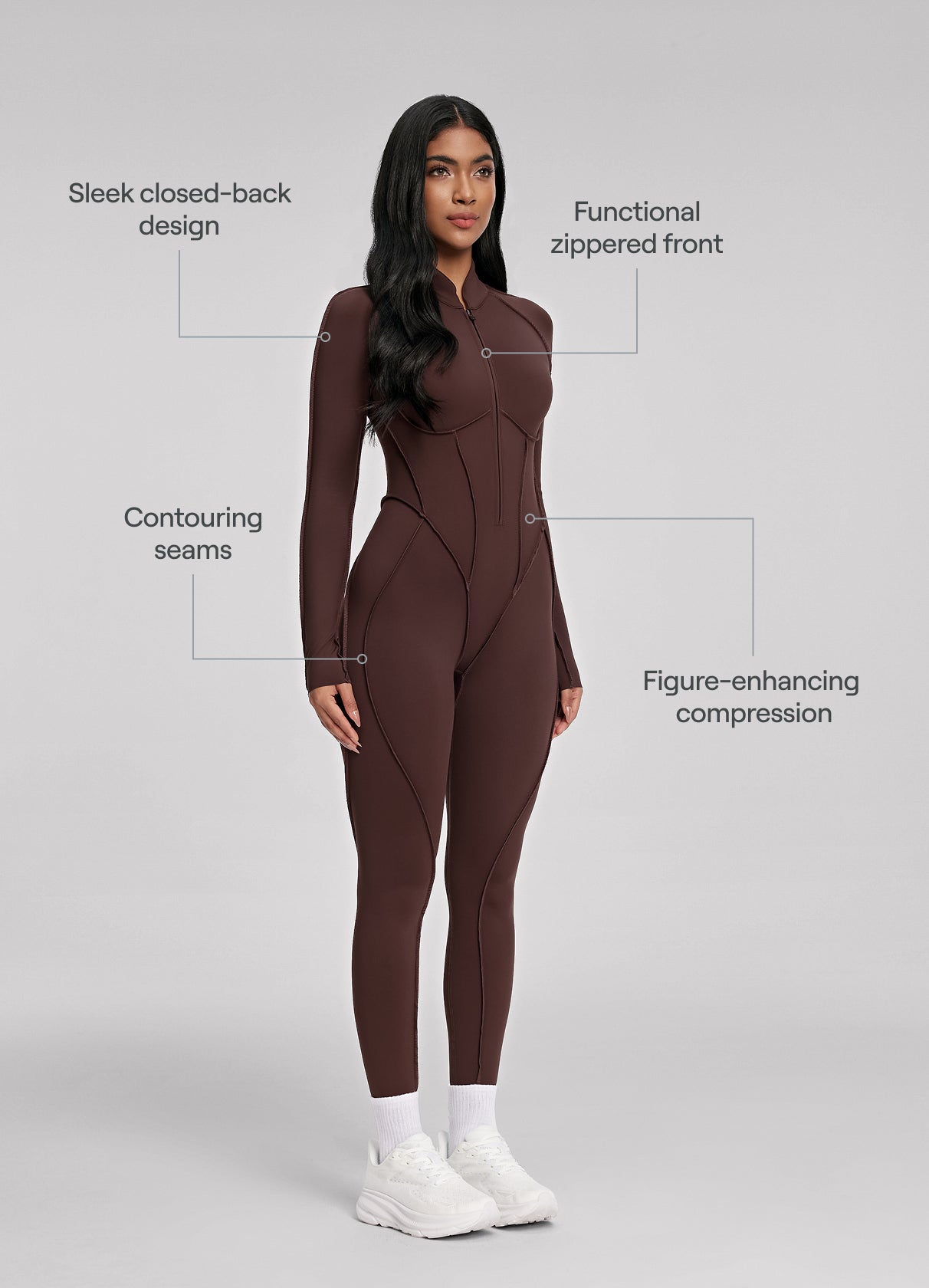 Catsuit dos fermé