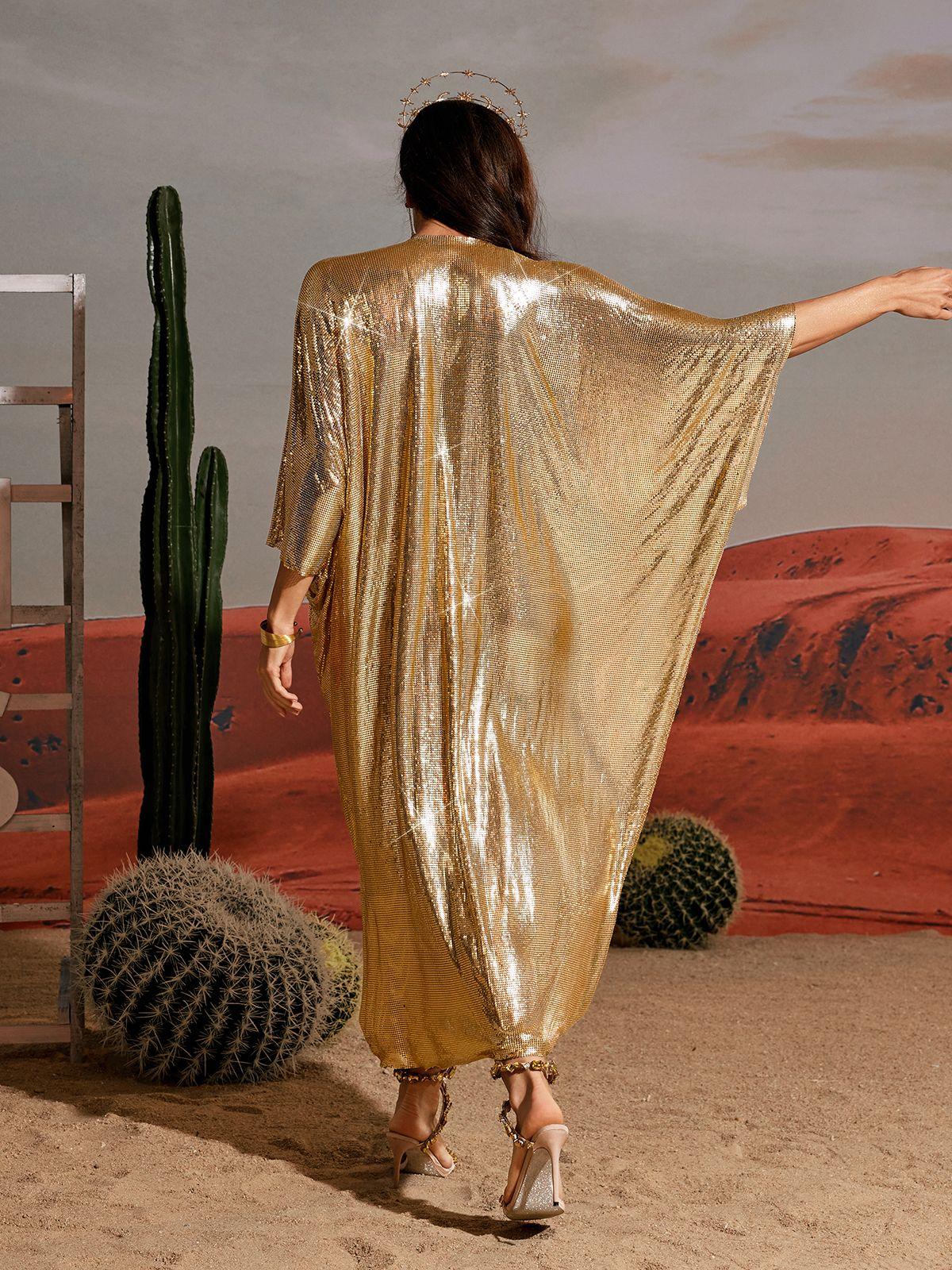 Fraser V Neck Chainmail Kaftan