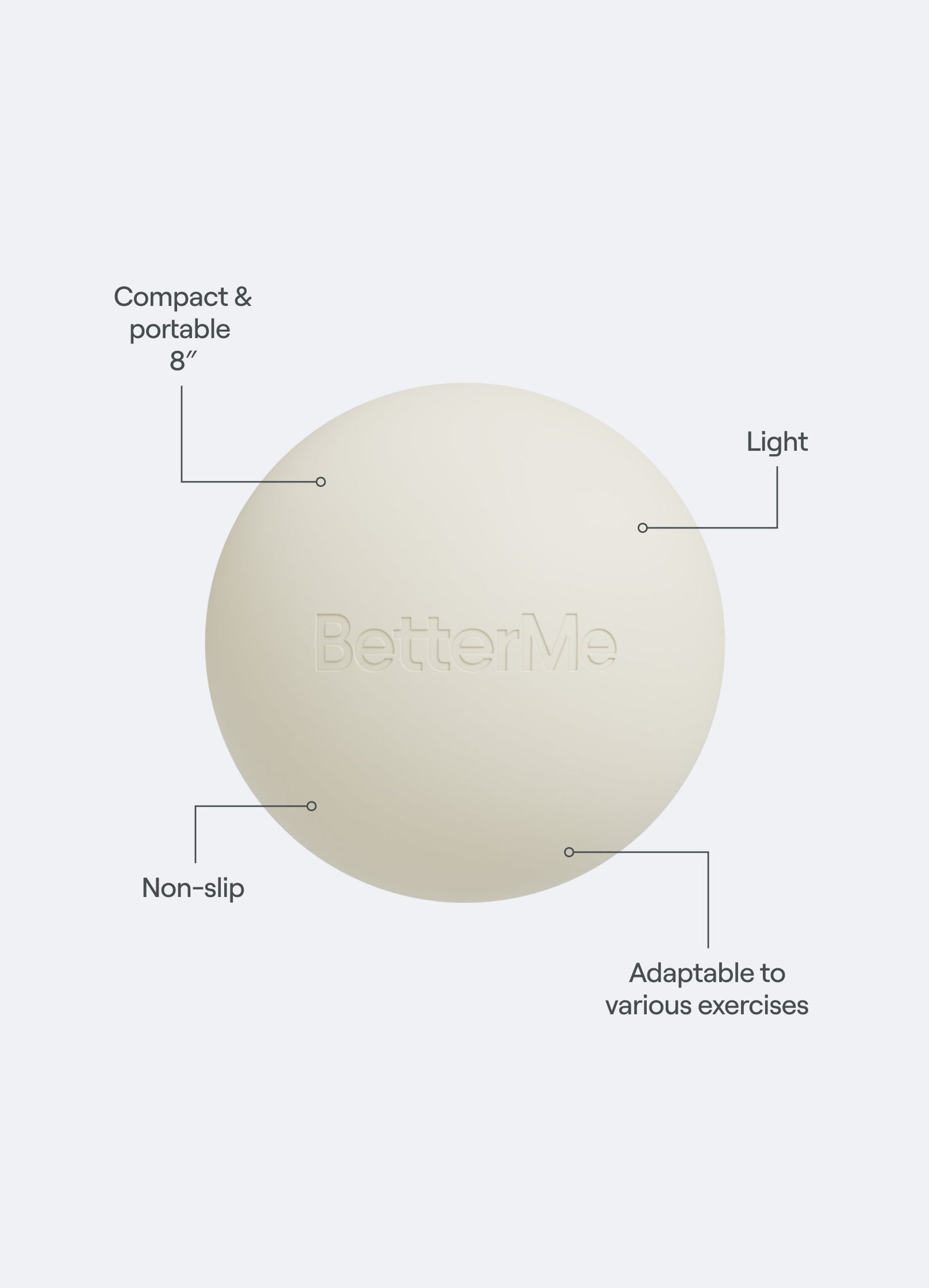 Ballon de Pilates souple