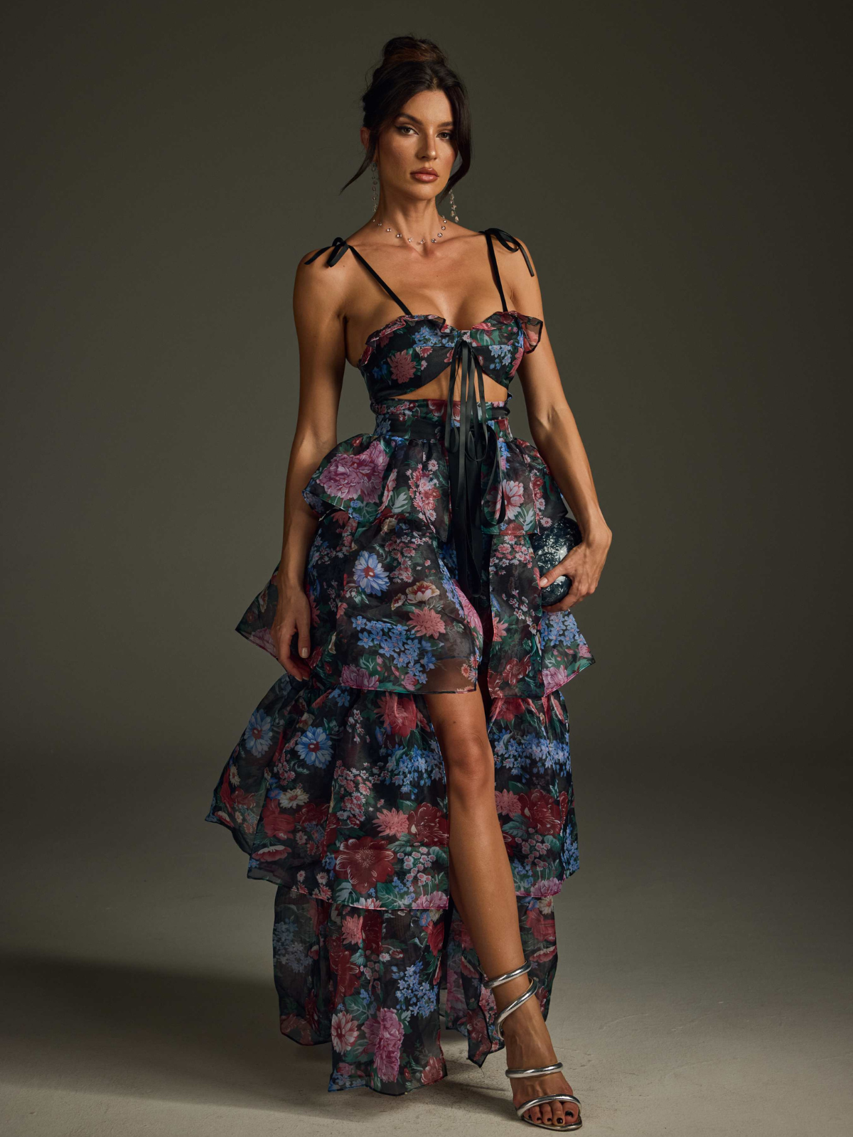 Nalima Floral Printed Skirt Set
