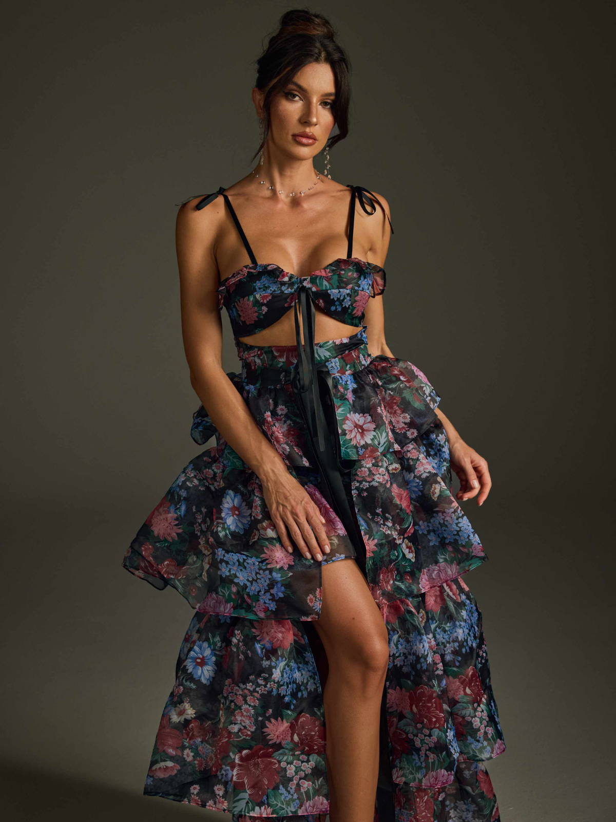 Nalima Floral Printed Skirt Set