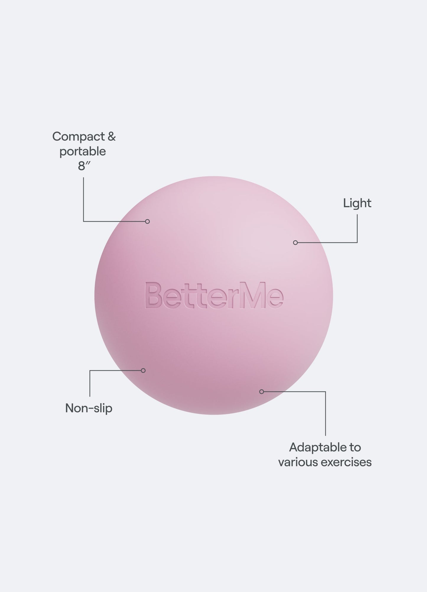 Ballon de Pilates souple
