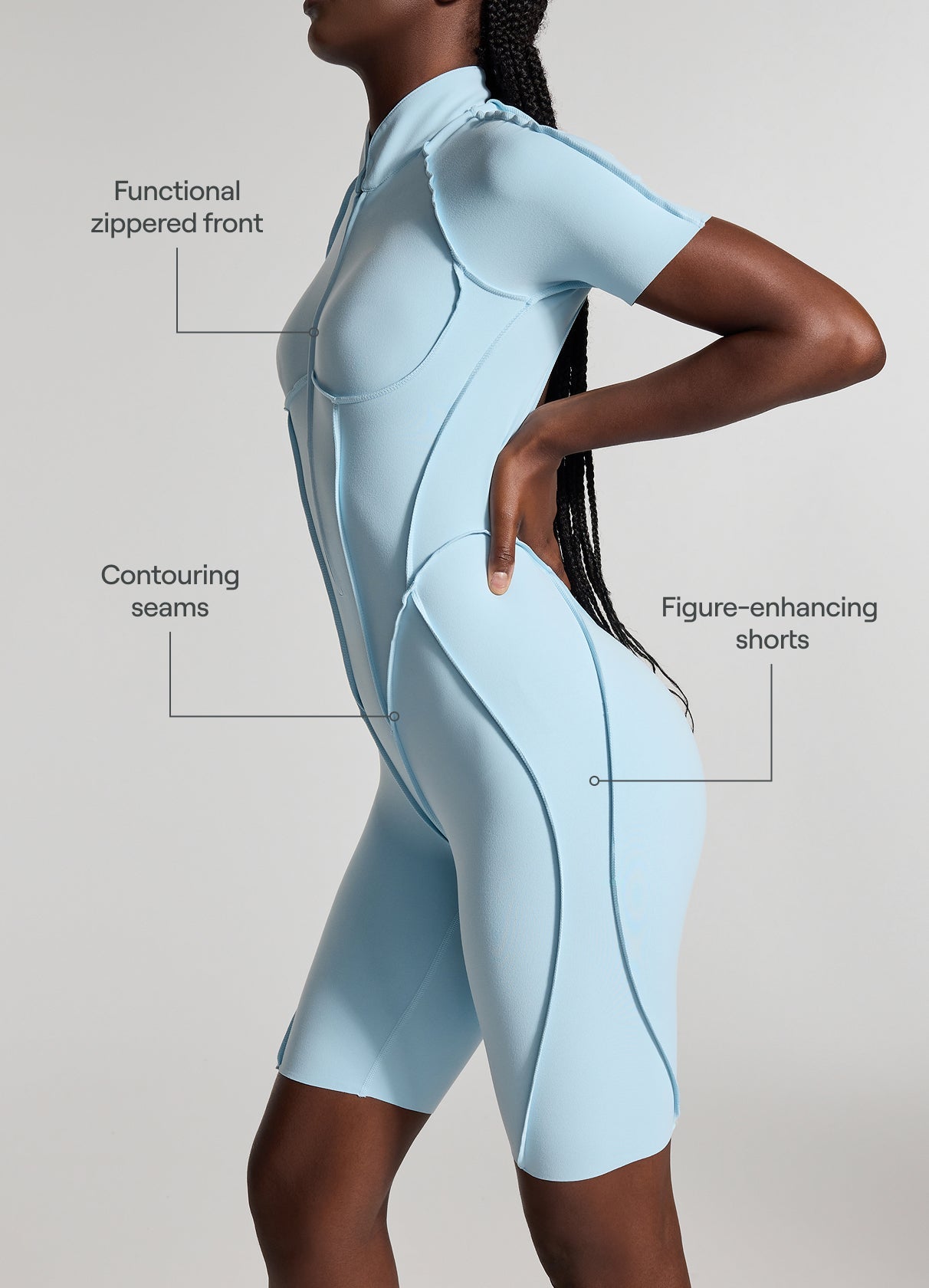 Sleek Shorts Catsuit