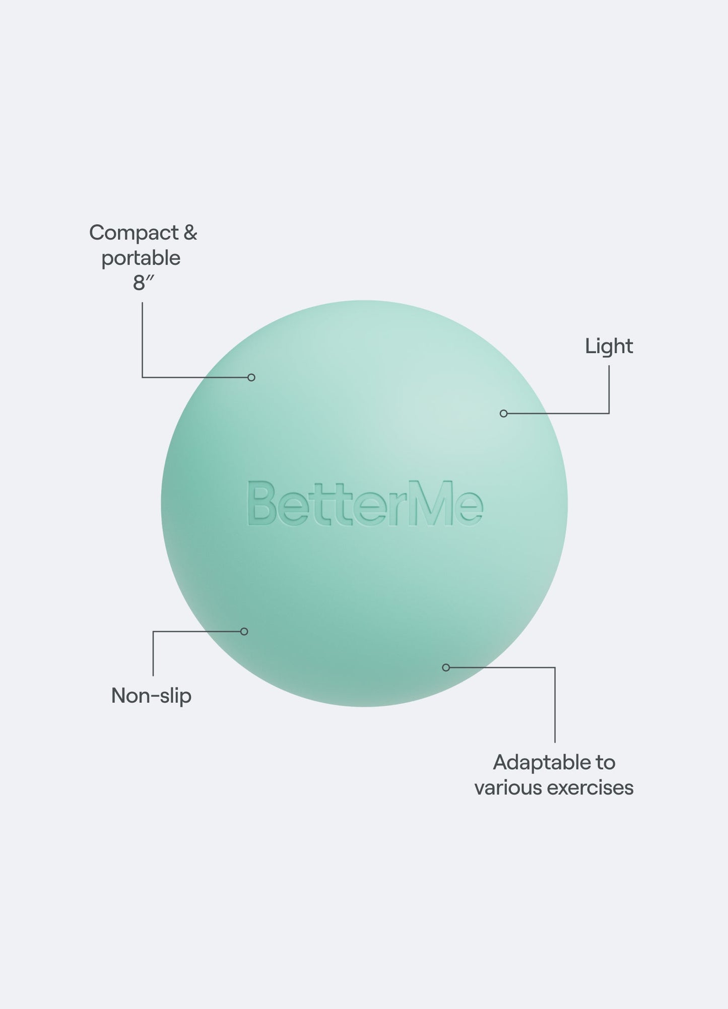 Ballon de Pilates souple